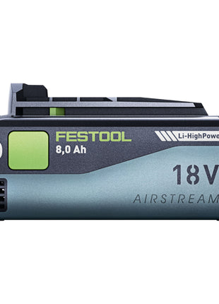 Zestaw akumulatorów Festool 2x BP 18 Li 8.0 HP-ASI akumulator 18 V 8.0 Ah ( 2x 577323 ) 8000 mAh Li-ion ze wskaźnikiem poziomu naładowania