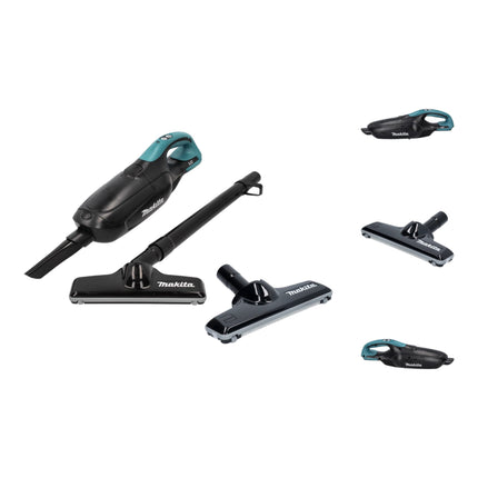 Odkurzacz akumulatorowy Makita DCL 182 A1 B 18 V czarny + 1x akumulator 2,0 Ah - bez ładowarki