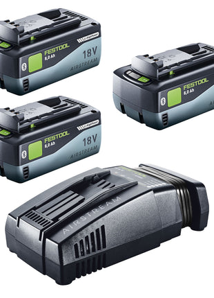 Festool 18V 3x8,0/SCA16 Energy Set 3x akumulator 18 V 8,0 Ah ( 3x 577323 ) + ładowarka ( 576953 )