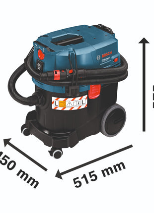 Bosch GAS 35 L SFC+ Aspirador en seco y húmedo profesional 1200 W 35 l clase de polvo L (06019C3000)