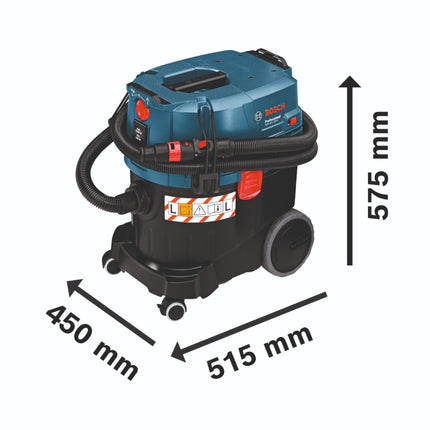 Bosch GAS 35 L SFC+ Profesjonalny odkurzacz do pracy na mokro/sucho 1200 W 35 l klasa pyłowa L ( 06019C3000 )