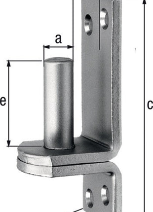 Zacisk GAH na płytce 16x13mm ( 3000200307 )