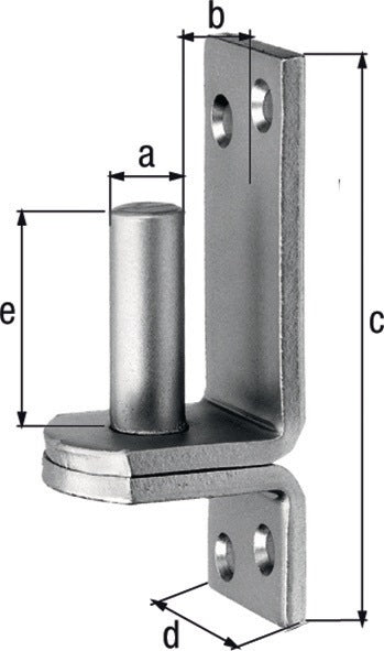 Zacisk GAH na płytce 16x13mm ( 3000200307 )