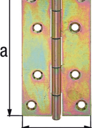 Bisagra GAH altura 38 mm ancho 26 mm (3000200471)