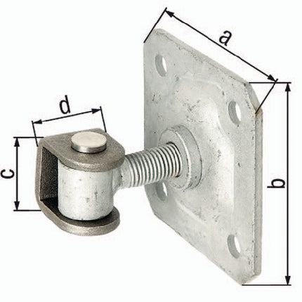 Zawias GAH 100x100x42x30mm ( 3000200667 )