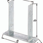 Wspornik słupka GAH ETA-10/0210 91x200x60x50x200mm ( 3000200695 )