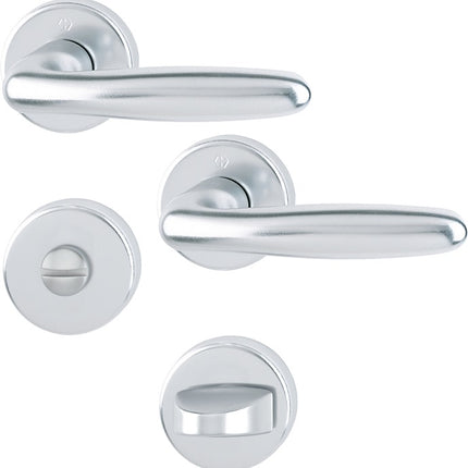 Zestaw róż HOPPE Verona 1510 / 42KB/42KBS Aluminium F1 ( 3000203134 )