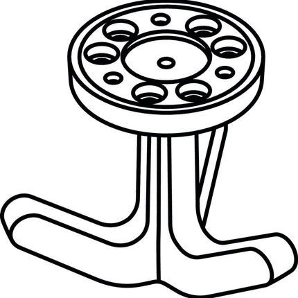 HEWI Dreifachhaken Serie 477 matt, elastisch ( 3000207490 )