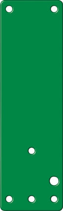 Płyta montażowa GFS 901 670 Montaż na drzwiach przeciwpożarowych ( 3000250547 )