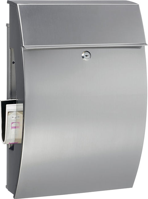 Skrzynka na listy BURG-WÄCHTER Hamburg 3815 Ni wysokość 478 mm szerokość 322 mm głębokość 152 mm ( 3000253466 )