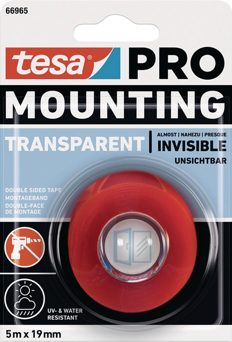 TESA Montageband Mounting PRO Transparent 66965 transparent ( 3000265498 )