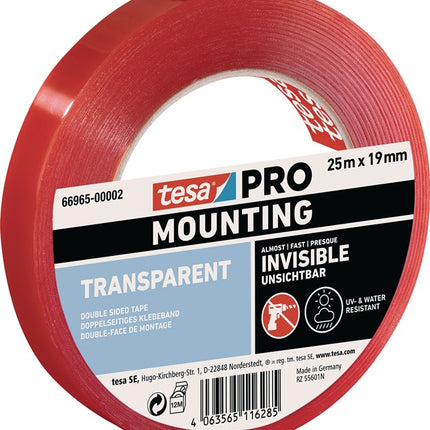 TESA Montageband Mounting PRO Transparent 66965 transparent ( 3000265499 )