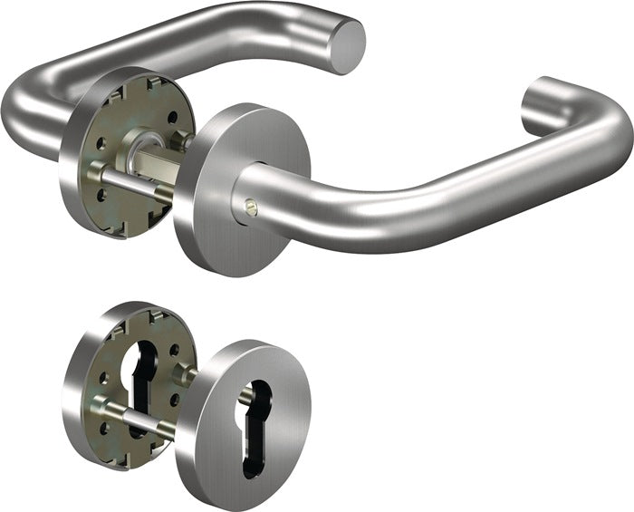 OGRO Rosettengarnitur CORE8100 8mm / 6501 / 6612 PZ AL Aluminium F1 ( 3000267196 )