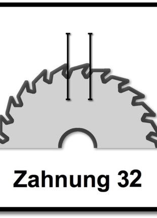 Makita MAKBLADE Kreissägeblatt für Holz 305 x 2,3 x 30 mm 32 Zähne ( B-32742 ) für Kapp- und Gehrungssägen - Toolbrothers