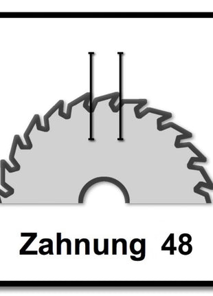 Makita MAKBLADE PLUS Kreissägeblatt für Holz 260 x 30 x 2,8 mm 48 Zähne ( B-33495 ) - Toolbrothers