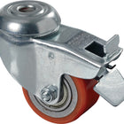 BS ROLLEN Zestaw kołowy skrętny z hamulcem Kółko Ø 50 mm Nośność 120 kg ( 3000275164 )