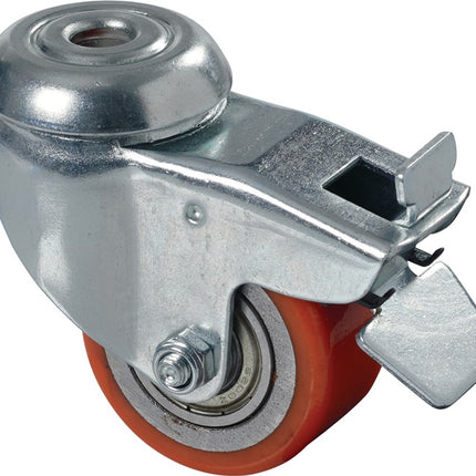 BS ROLLEN Zestaw kołowy skrętny z hamulcem Kółko Ø 50 mm Nośność 120 kg ( 3000275164 )