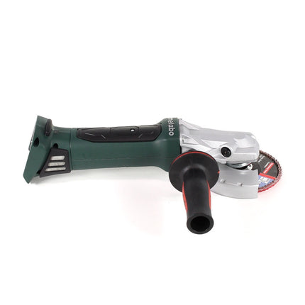 Metabo WF 18 LTX Akku Winkelschleifer 125 mm im Transportkoffer inklusive 2x 5,2 Ah Akku, Ladegerät und Lamellenschleifrad (601306500) - Toolbrothers