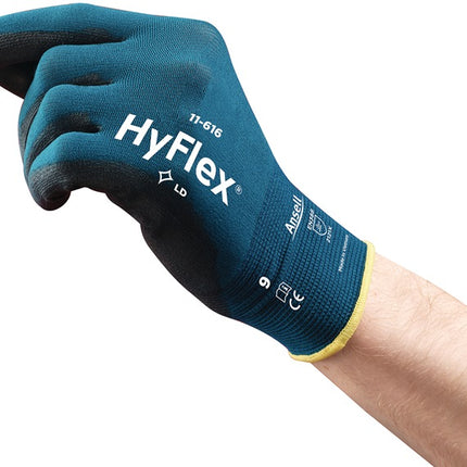 ANSELL Handschuhe HyFlex® 11-616 Größe 7 grünblau/schwarz ( 4000371326 )