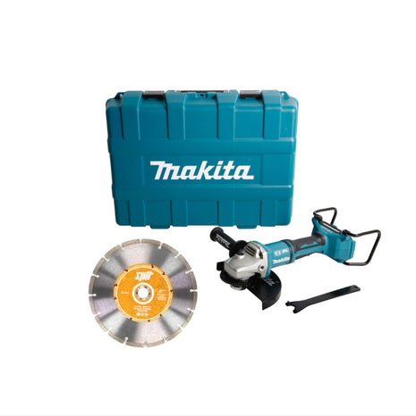 Makita DGA 900 ZKX2 Akku Winkelschleifer 36V ( 2x18V ) 230mm Brushless Solo + Ezynut + Trennscheibe + Koffer - ohne Akku, ohne Ladegerät - Toolbrothers