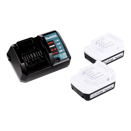 Akumulatorowe nożyce do żywopłotu Makita UH 480 DZ + akumulatorowa wiertarko-wkrętarka DF 347 DWE 14,4 V + 2x akumulator 1,5 Ah + ładowarka