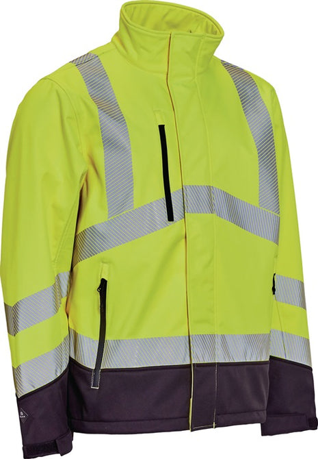 ELKA RAINWEAR Warnschutz-Softshelljacke VISIBLE XTREME Größe M ( 4000380460 )