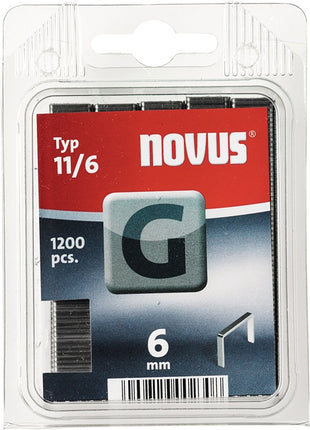 NOVUS Flachdrahtklammer G Typ 11 B10,6xL6mm ( 4000813876 )