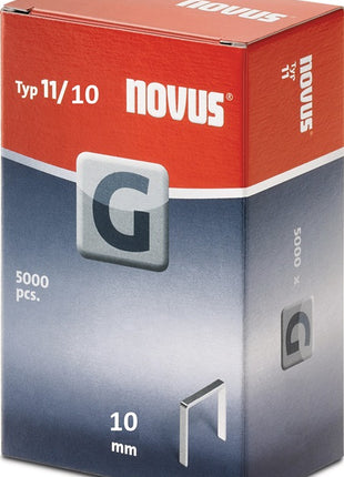 NOVUS Flachdrahtklammer G Typ 11 B10,6xL10mm ( 4000813890 )