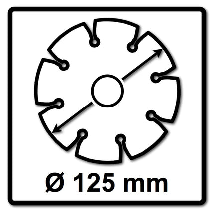 Makita Diamak 125 mm 5 Stk. ( 5x D-61139 ) Diamant Trennscheibe für Stein, Beton Aufnahme 22,23 mm - Toolbrothers