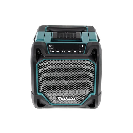 Makita DMR 202 RF1 Baustellen Lautsprecher 18V - für Akku- und Netzbetrieb, mit Bluetooth-Funktion, AUX-Anschluss, USB-Port, LCD Display + 1x 3,0 Ah Akku + Ladegerät - Toolbrothers