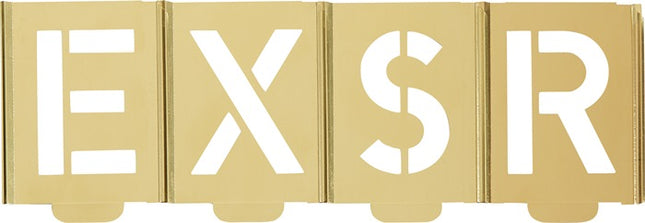 Zestaw szablonów do podpisu KUKKO 327 liter A - Z ( 4000871697 )