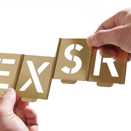 Zestaw szablonów do podpisu KUKKO 327 liter A - Z ( 4000871701 )