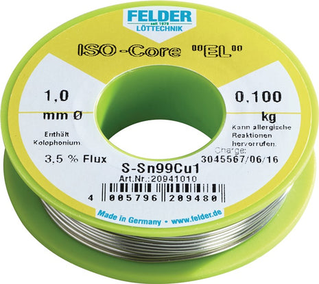 Hilo de soldar FELDER ISO-Core® EL 1 mm (4000872788)