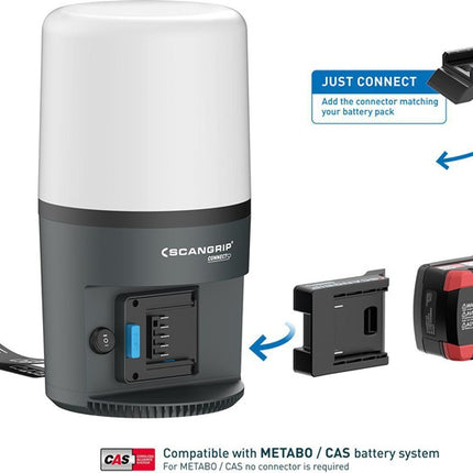 Reflektor LED SCANGRIP AREA 6 CONNECT 54 W 3000 - 6000 lm ( 4000873482 )