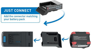 SCANGRIP Projecteur à LED DUO CONNECT 108 W 2500 lm ( 4000873495 )