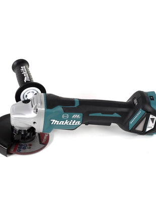 Makita DGA 517 RTJ Akku Winkelschleifer 18 V 125 mm Brushless + 2x Akku 5,0 Ah + Ladegerät + EZYNUT + Makpac - Toolbrothers