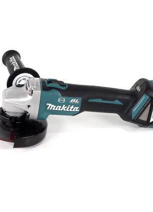 Makita DGA 513 RTJ Akku Winkelschleifer 18 V 125mm Brushless + 2x Akku 5,0Ah + Ladegerät + Ezynut + Makpac - Toolbrothers