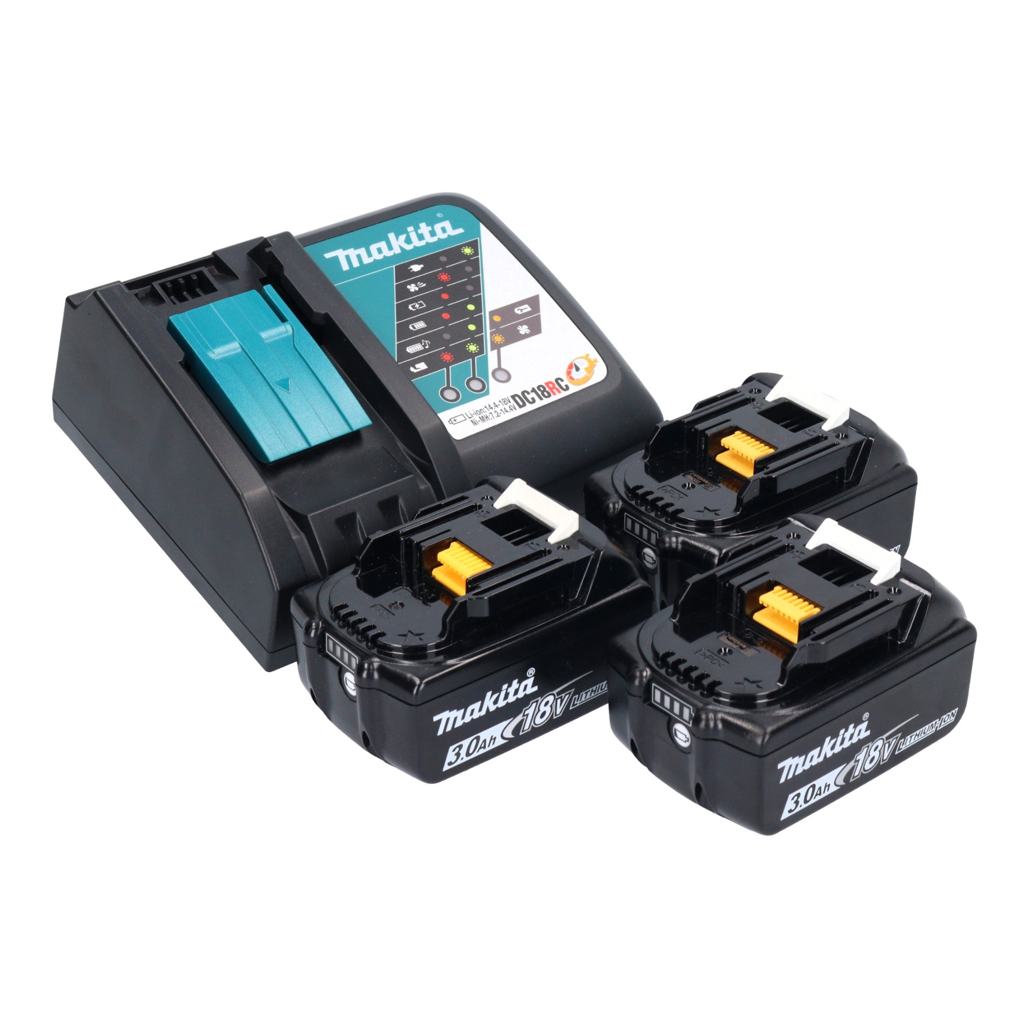 Makita DHP 482 F3JB Akku Schlagbohrschrauber 18 V 62 Nm Schwarz 3x Akku 3 0 Ah Ladegeraet Makpac 3 - toolbrothers