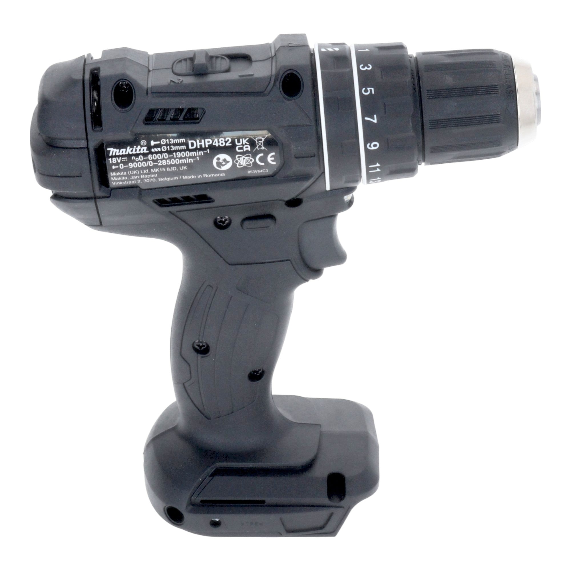 Makita DHP 482 ST1B Akku Schlagbohrschrauber 18 V 62 Nm Schwarz 1x Akku 5 0 Ah Ladegeraet 4 - toolbrothers