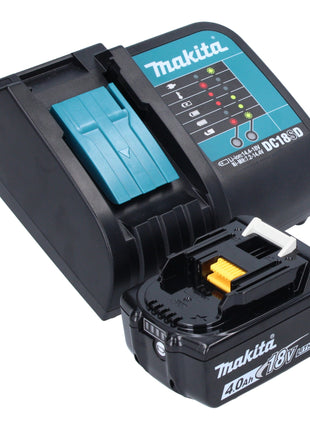 Makita DHP 482 SM1JB Akumulatorowa wiertarko-wkrętarka udarowa 18 V 62 Nm czarna + 1x akumulator 4,0 Ah + ładowarka + Makpac