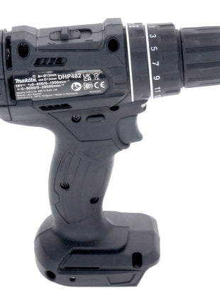 Makita DHP 482 SG1JB taladro percutor inalámbrico 18 V 62 Nm negro + 1x batería 6,0 Ah + cargador + Makpac