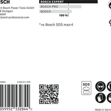 BOSCH Hammerbohrer Expert SDS max-8X Ø 14 mm Arbeits-L.800 mm L.940 mm ( 4000909894 )