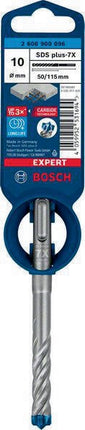 BOSCH Hammerbohrer Expert SDS-7X Ø 10,0 mm Arbeits-L.50 mm L.115 mm ( 4000909941 )