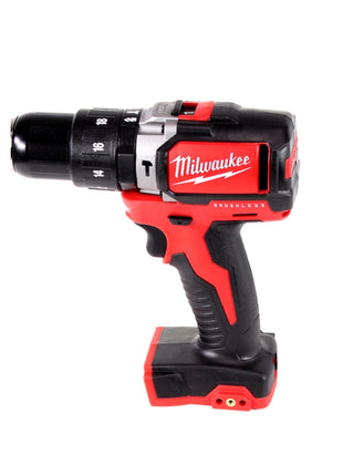 Milwaukee M18 BLPD 401 C Brushless Akku-Schlagbohrschrauber 18V - 13mm Schnellspannbohrfutter + Transportkoffer, Milwaukee M18 B4 Akku 18 V / 4,0 Ah und M12-18C Akku Ladegerät - Toolbrothers