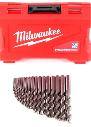 Milwaukee HSS-G  Thunderweb Metallbohrer Kassette 19-teilig 1-10 mm - Toolbrothers