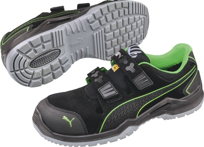 Sandały ochronne PUMA Neodyme Green Low rozmiar 42 czarny/zielony ( 4300700462 )