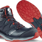 Buty ochronne ALBATROS ULTRATRAIL BLACK MID rozmiar 44 czarny/czerwony ( 4300700564 )