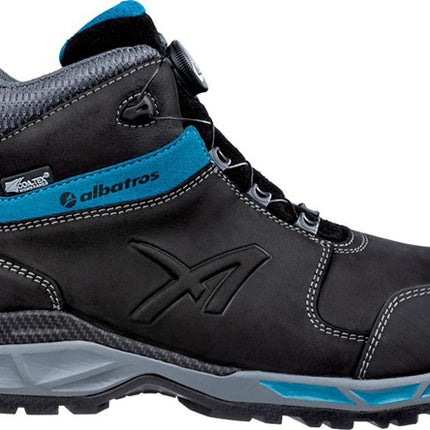 ALBATROS buty ochronne TOFANE BLACK QL CTX MID rozmiar 44 czarny/niebieski ( 4300700664 )