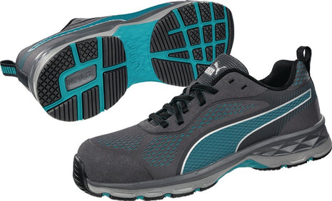 PUMA Damensicherheitsschuh FUSE KNIT Größe 39 grau/blau ( 4300700823 )