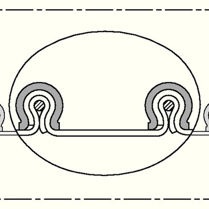 NORRES wąż ssący i dmuchawy CP VITON(R) 459 EC Ø wewnętrzna 250 mm ( 4501401312 )